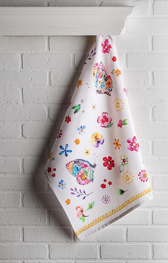 Maison d' Hermine Kitchen Towels Set of 3 100% Cotton 27.50" x 20" Reusable
