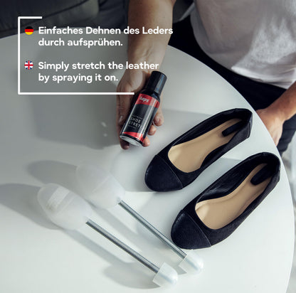Kaps Leather Shoe Stretch Spray - Ultimate Comfort - Expand, Soften, and Relieve Pressure Points - 100 ml – 3.38 fl. oz.