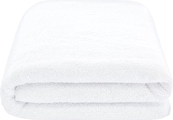 American Soft Linen 100% Cotton 600 GSM Turkish 40x80 Oversized Bath Towel Sheet