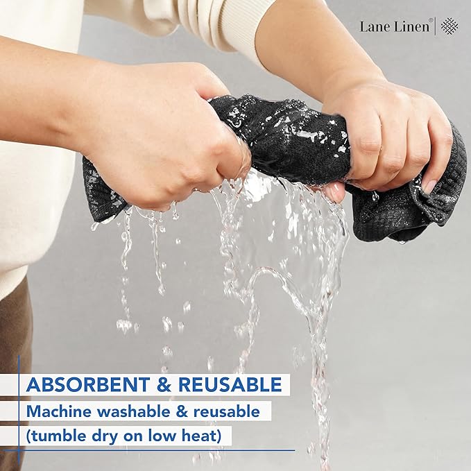 LANE LINEN Washcloths 12 Pack