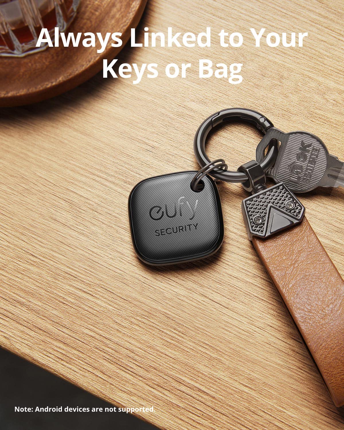 eufy Security SmartTrack Link Bluetooth Item Finder and Key Finder, Works with Apple Find My (iOS only), Find your Remote, Luggage, Phone, and More, Water Resistant (Android Not Supported)