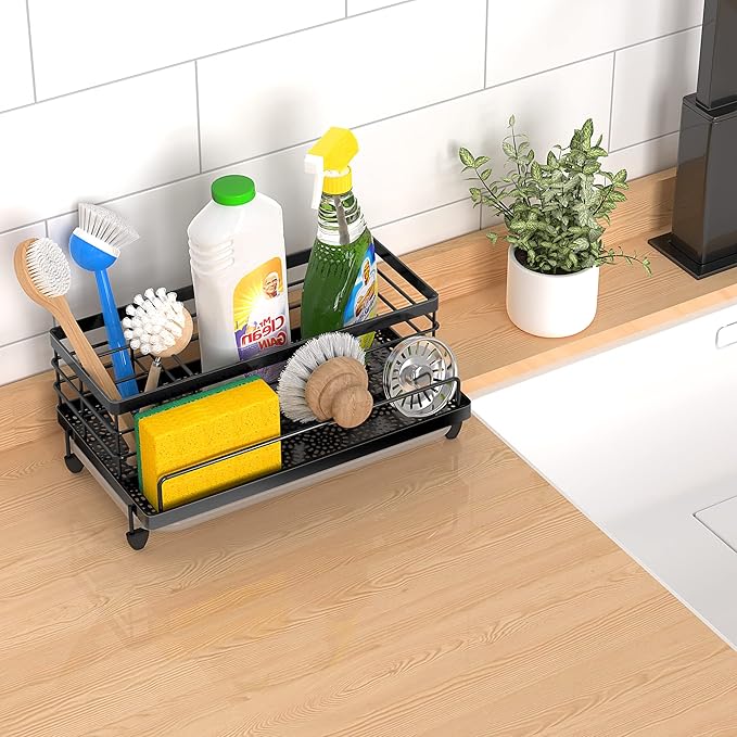 Cisily Large Black Sponge Holder