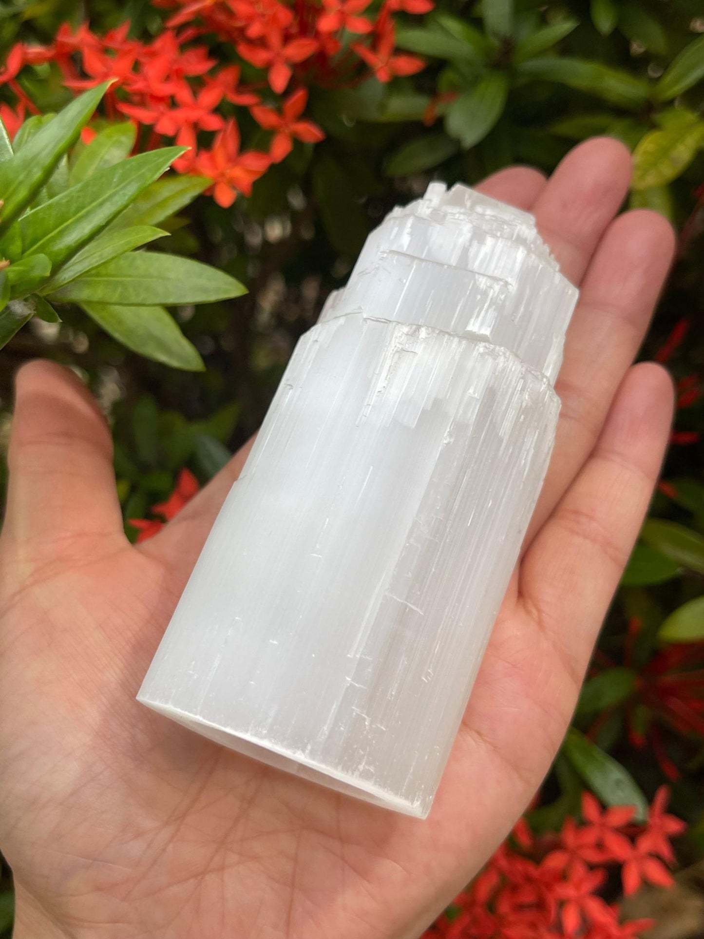 GAF TREASURES Selenite Iceberg Night Light, Selenite Crystal Nightlight Plugin, Selenite Skyscraper, Night Light Kids and Baby Nursery