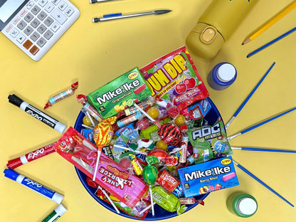 Candy Assortment Bulk - 8 Pounds - Halloween Variety Pack Candies - Trick or Ttreat Individually Wrapped Favors - Pinata Filler Candies