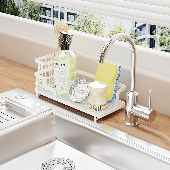 Consumest Sponge Holder for Kitchen Sink