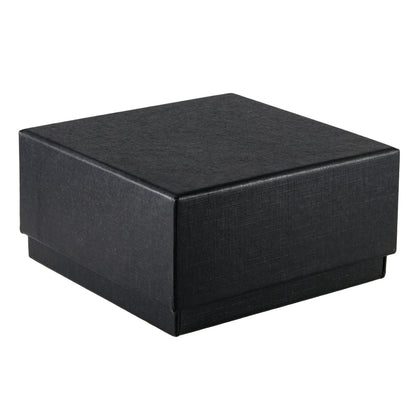 Allure,Luxury Earring & Pendant Box With LED Light, Square Shaped Elegant Diamond Pendant & Earring Case, Black Velvet Interior Jewelry Display Gift Box For Unique Proposal, Engagement Or Wedding