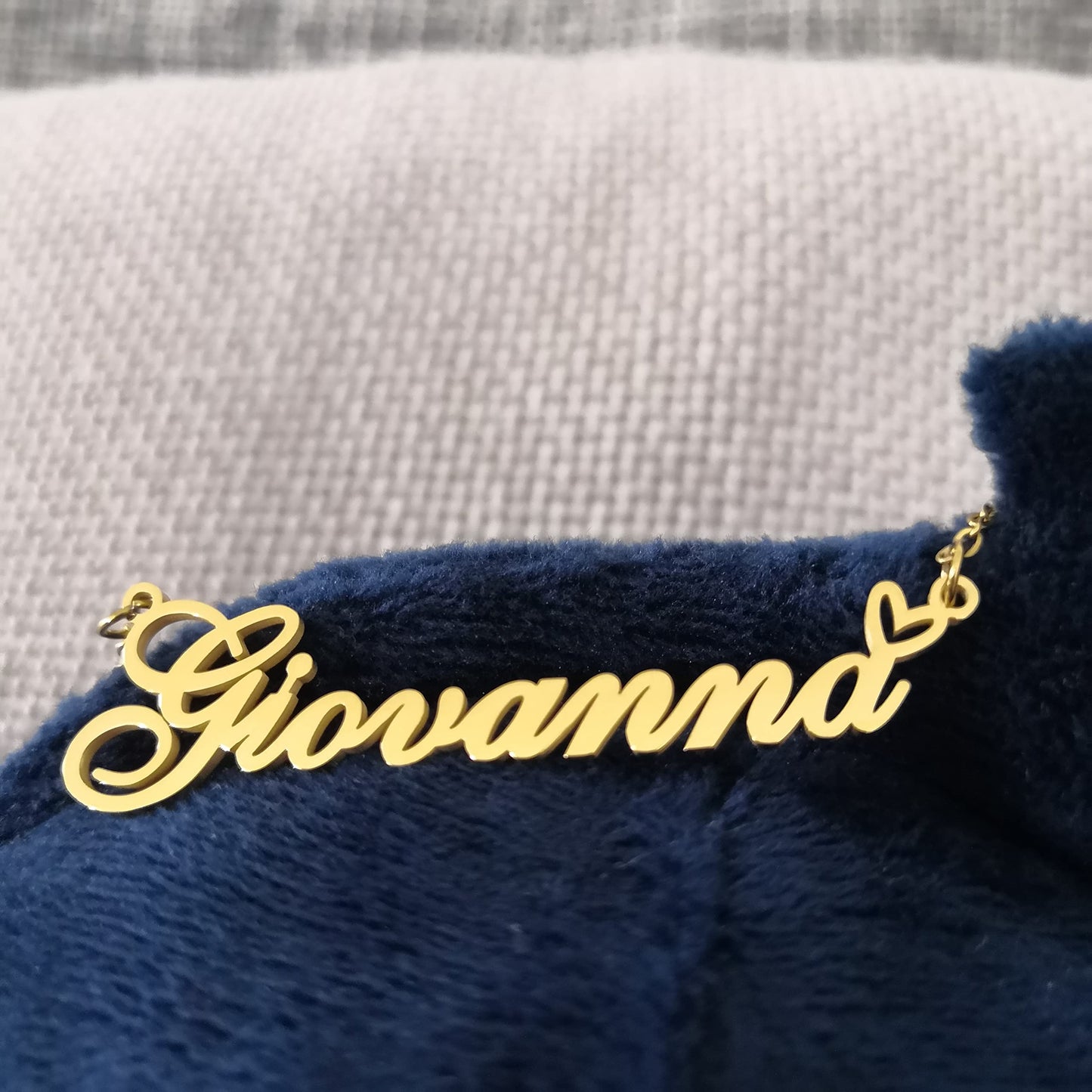 A168A Amya Custom Name Necklace Customized Personalized Plated Name Necklace for Mother Daughter Christmas New Year Gold