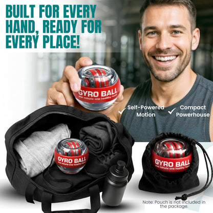 Nexfit Torque Ball Hand Exerciser - Wrist Power Gyro Ball & Forearm Exerciser – Premium Wrist Strengthener for Fitness, Rehab, Stress Relief & Dexterity Training – Portable, Gift-Ready for Adults