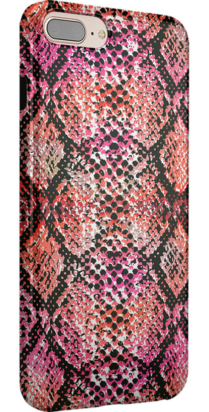 Casely iPhone 6/7/8 Plus Case | Stepping Up | Geo Rose Gold Marble | Classic Ultra Slim Design