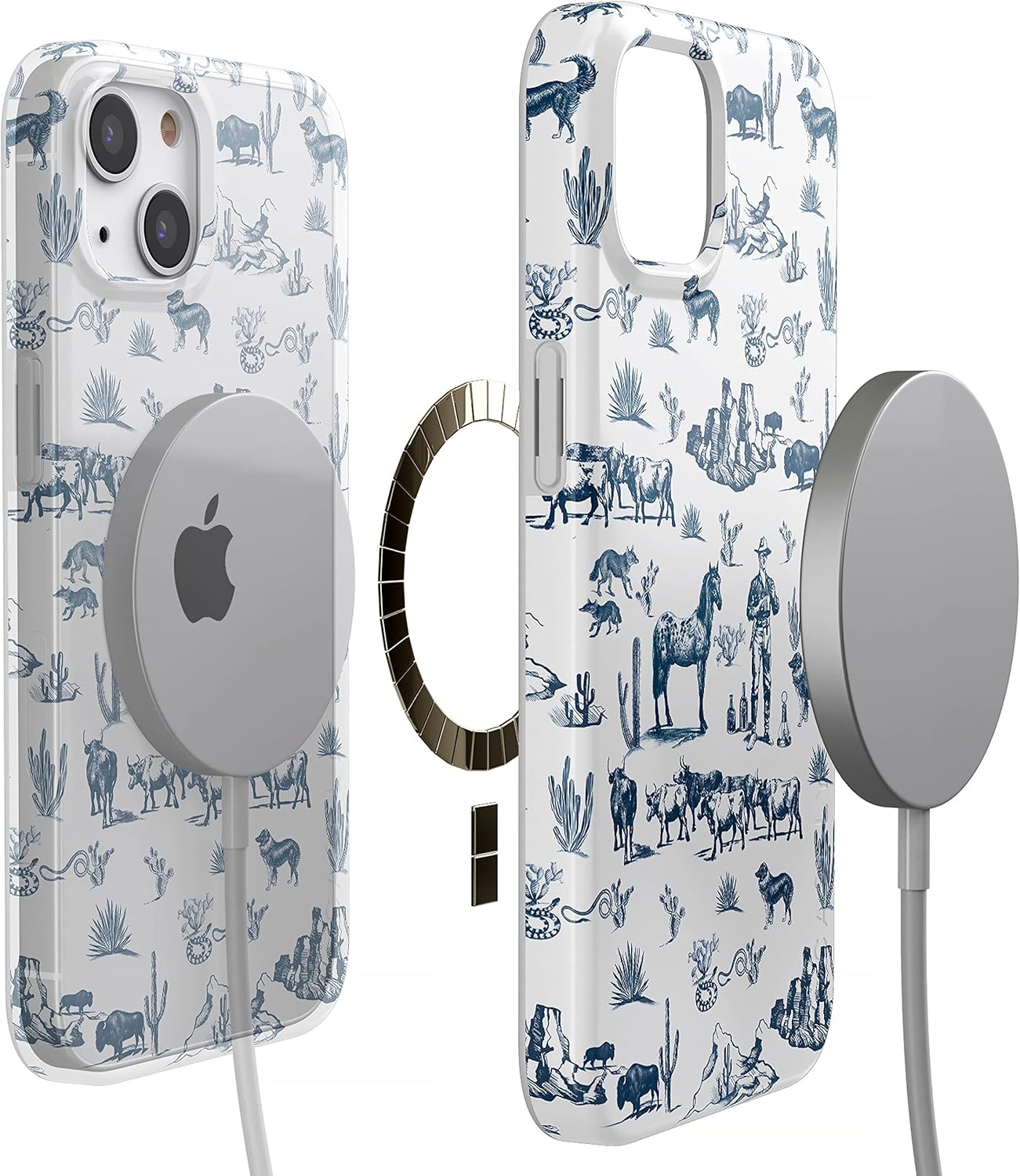 Casely iPhone 13 Case | Field of Flowers | Pastel Floral | Compatible with MagSafe | Classic Ultra Slim Design