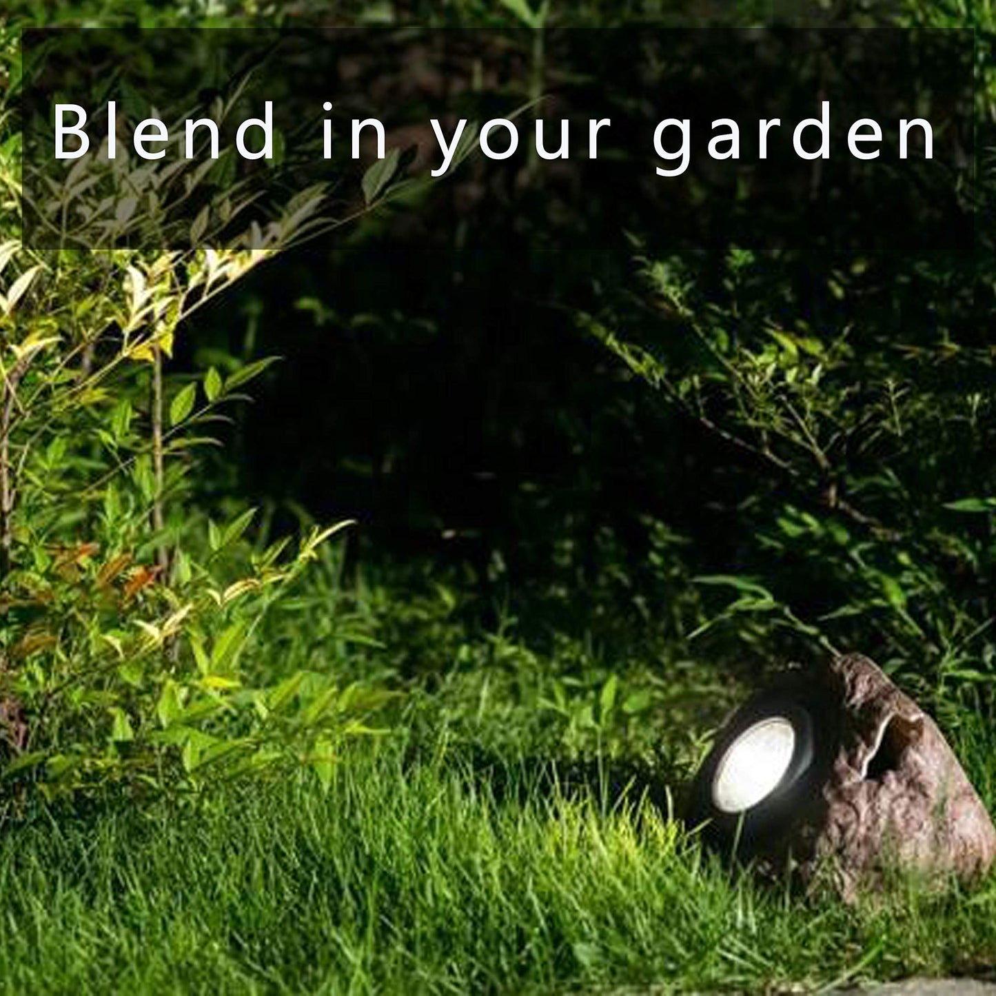 StarryMine Solar Rock Light Led 4 Pack Waterproof Garden Stone Lights Outdoor Landscaping Spotlights, Yard Patio Pathway Driveway …