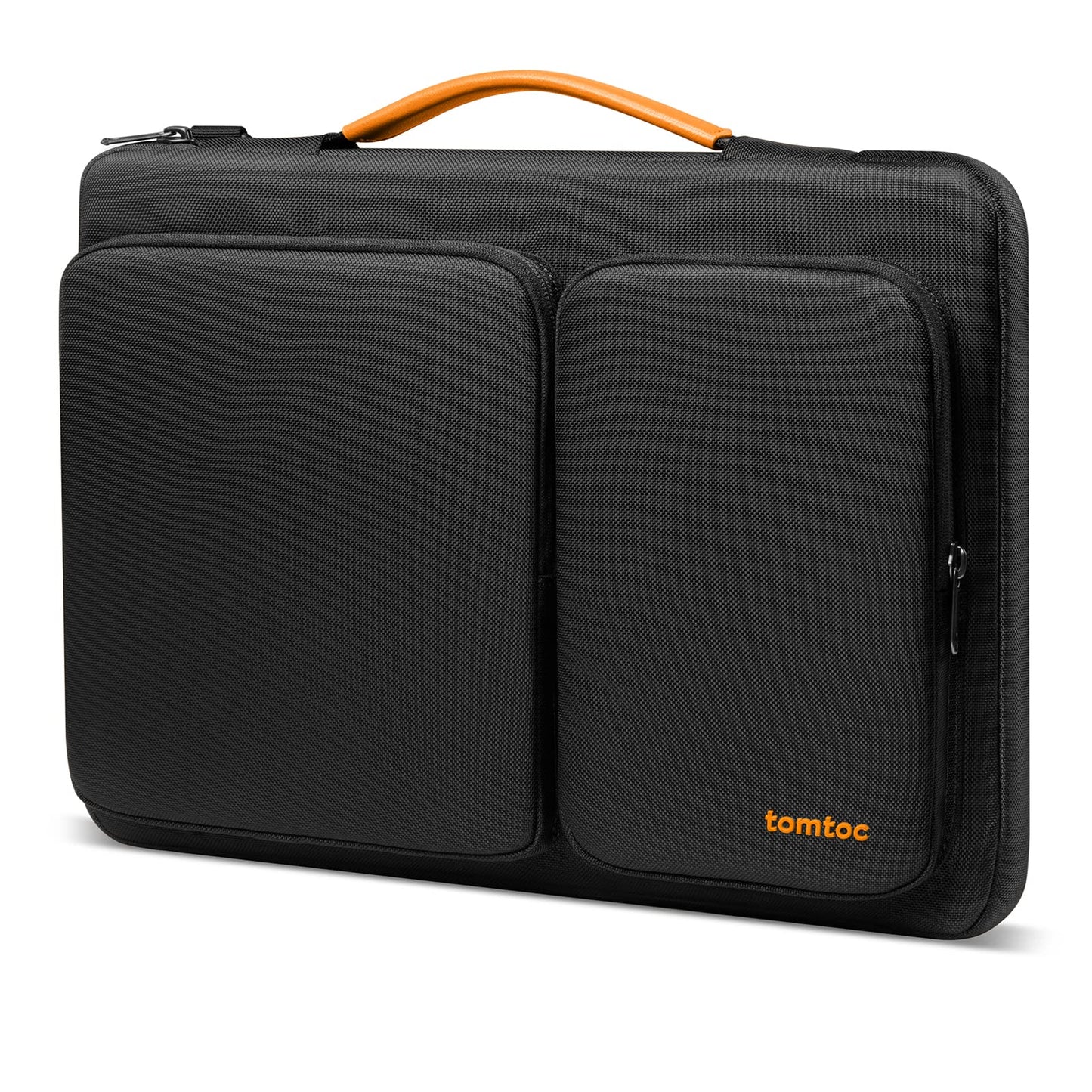 tomtoc Rugged Laptop Case Sleeve 13 Inch for MacBook Air M4 M3, 360°Protective MacBook Air 13 Inch Case, Waterproof Laptop Sleeve with Space for Charger & Mouse, Daily Essential for Surface Pro/iPad