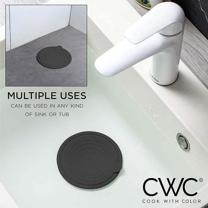 COOK WITH COLOR Kitchen Sink Strainer, Flexible Sink Strainer, Sink Drain