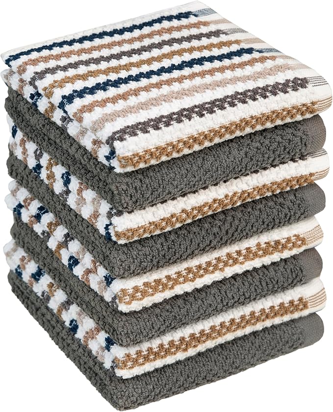 Bumble Premium Dish Cloths Towel 12"x12" | 100% Natural Ring Spun Cotton Tea