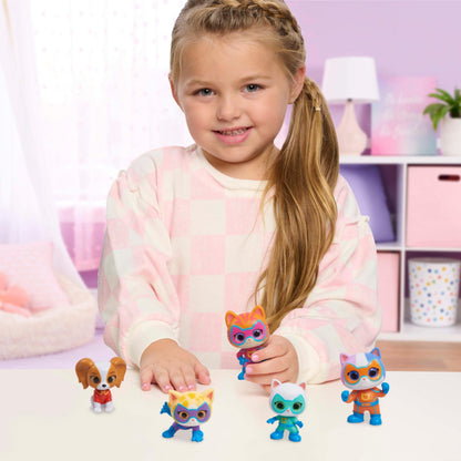 Just Play SuperKitties Hero Squad Figure Set
