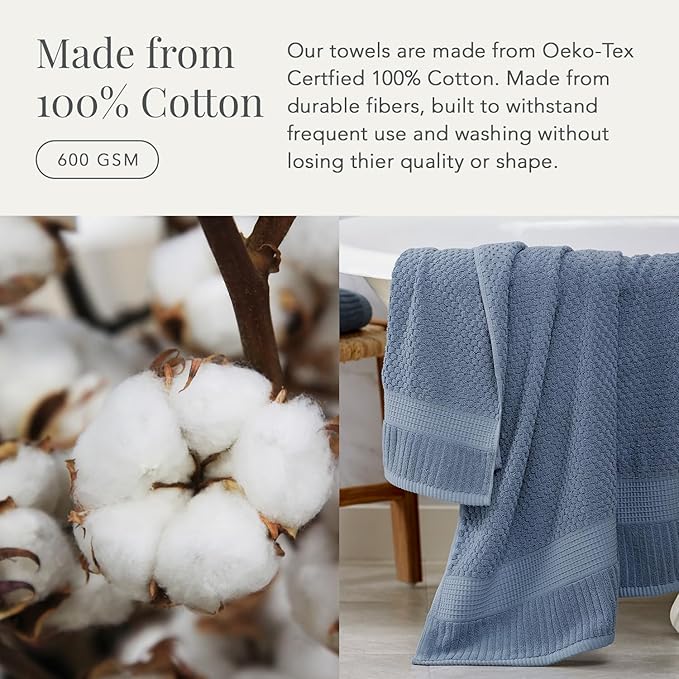 NY Loft 100% Cotton 2 Pack Bath Sheet Towel Set | Extra Large Oversize Bath