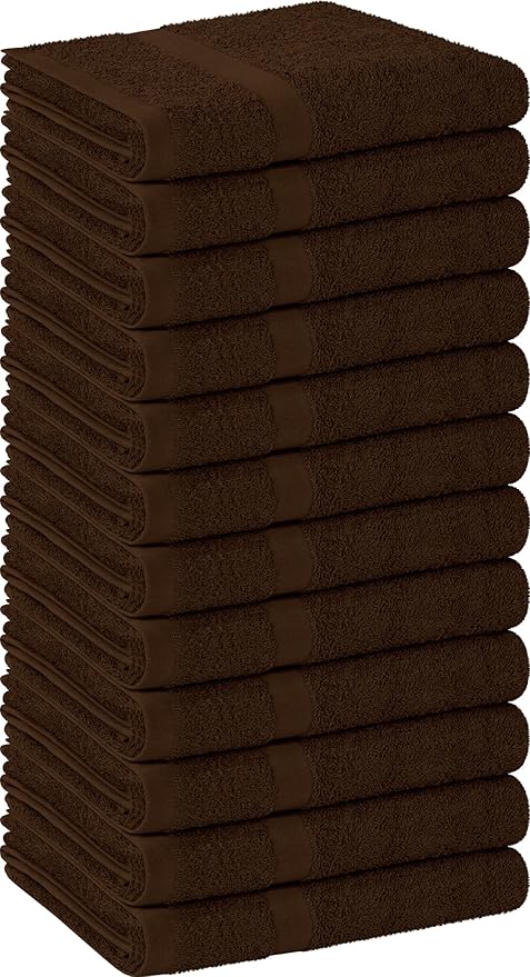 Utopia Towels Dark Brown Salon Towels, and Home Hair Care