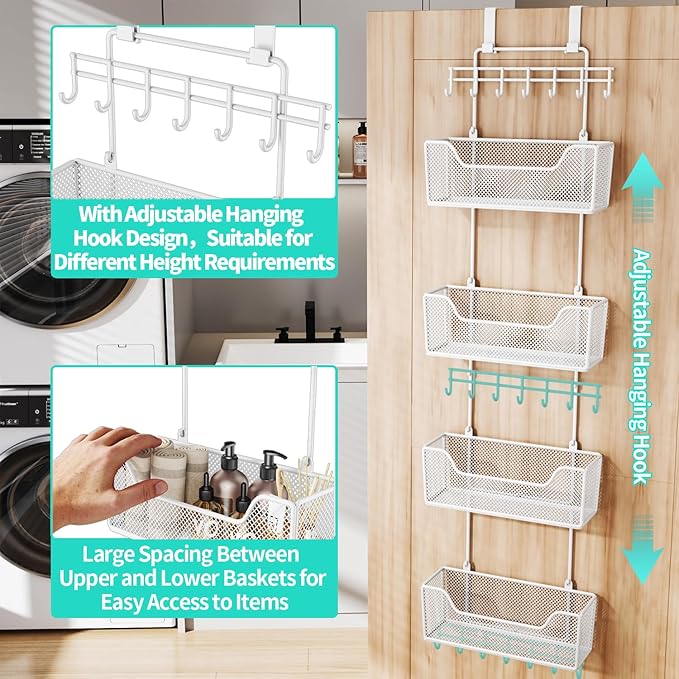 HapiRm Over Door Organizer Storage