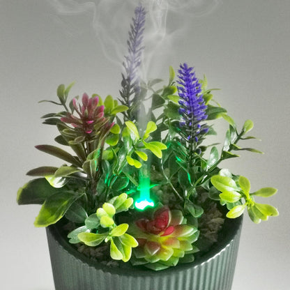 Earnest Living Essential Oil Diffuser White Ceramic Diffuser 100 ml Timers Night Lights and Auto Off Function Home Office Humidifier Aromatherapy Diffusers for Essential Oils