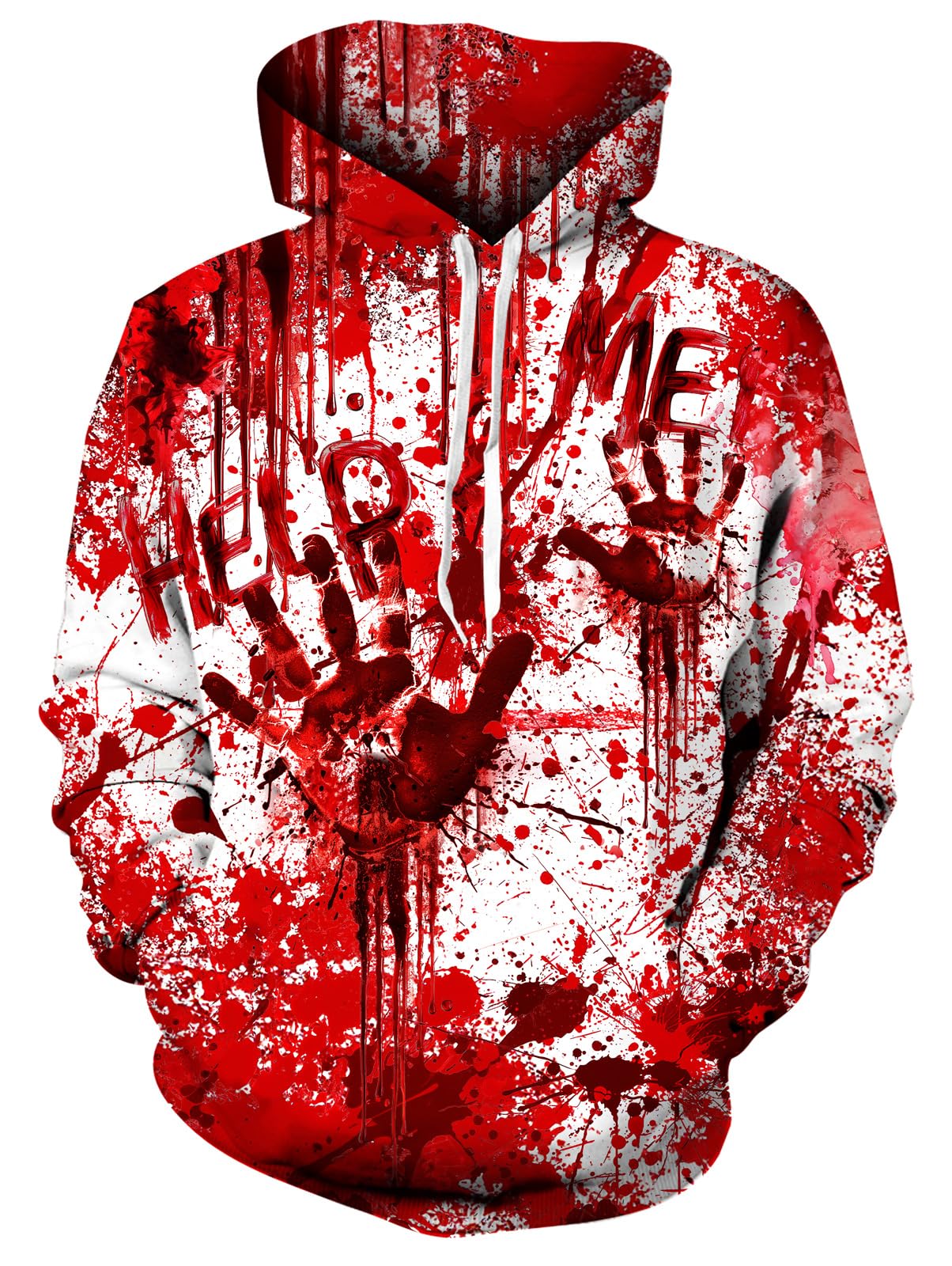 Mens Halloween Hoodies Boy Cool Bloody Hoodie Fashion Skeleton Sweatshirt Guys 3D Printed Graphic Novelty Pullover Adult Funny Fleece Fall Winter Clothes