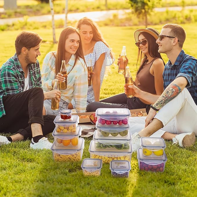 52 PCS Food Storage Containers Set