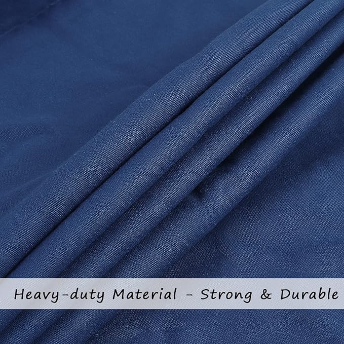 Cotton Canvas Laundry Bag with Handles & Drawstring Straps, Heavy Duty Extra