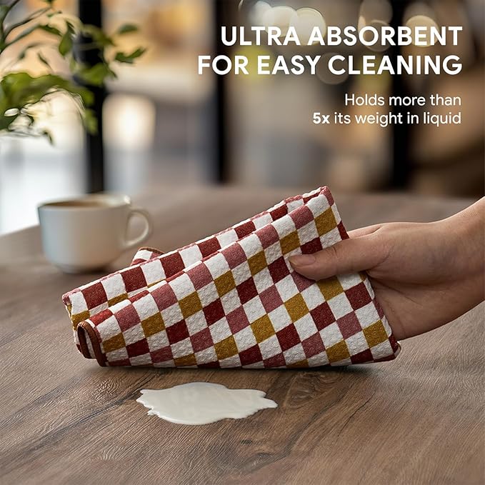 RECYCO Waffle Kitchen Towel Set of 2