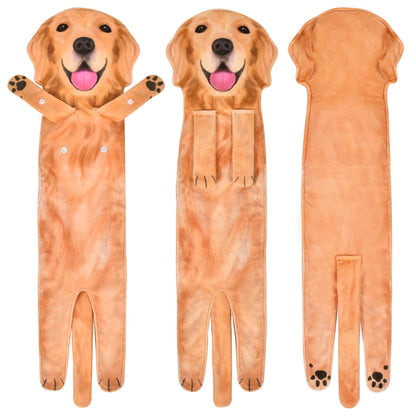 AGRIMONY Golden Retriever Dog Funny Hand Towels for Kitchen Bathroom - Dog Mom Gifts for Women Men- Easter Mothers Fathers Valentines Housewarming Unique Christmas Birthday Gifts for Animal Lovers