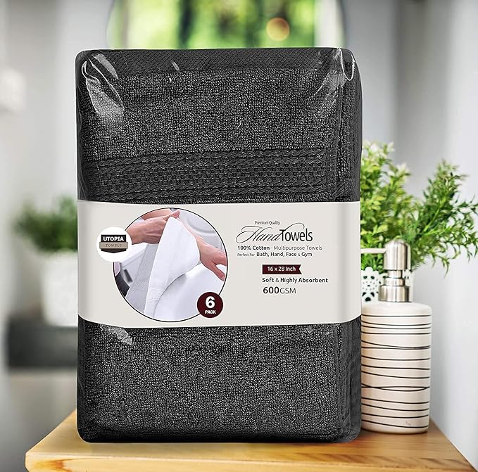 Utopia Towels 72 Pack Premium Hand Towels Set, 100% Ring Spun Cotton, Ultra