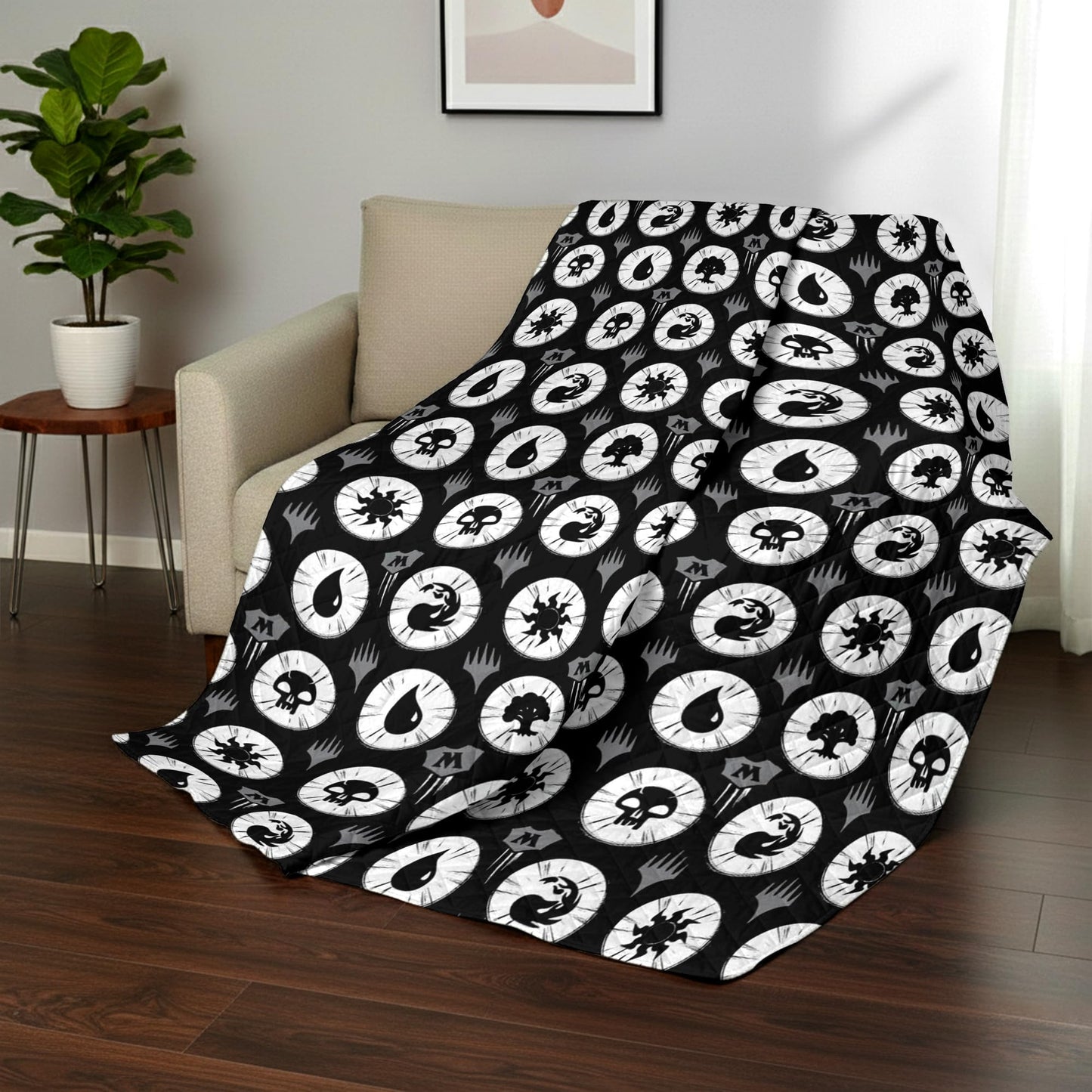 Northwest Magic The Gathering Animated Magic Twin Quilted Blanket, Comfy Throw, Adults Boys Girls, Soft Lightweight Bedding for Bed, or Couch, 60 x 90 inches