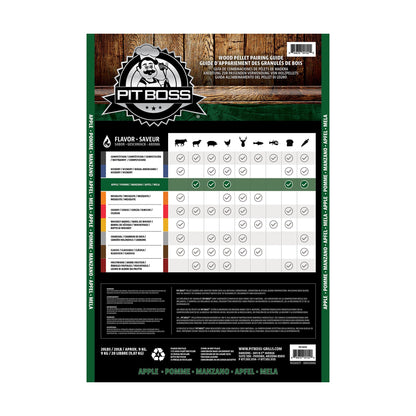 Pit Boss Grill Fuel All Natural Wood Pellets 9kg - Apple Blend