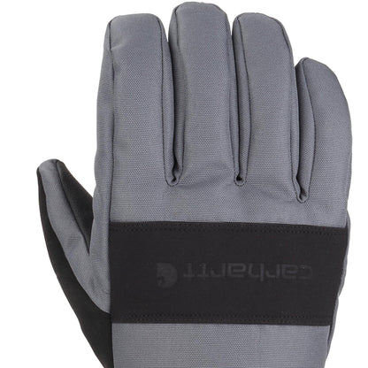 Carhartt Men's W.P. Waterproof Insulated Glove Cold Weather, Dark Grey/Black, X-Large