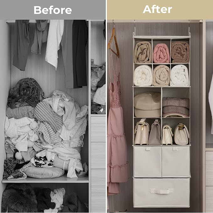 GRANNY SAYS Hanging Closet Organizer