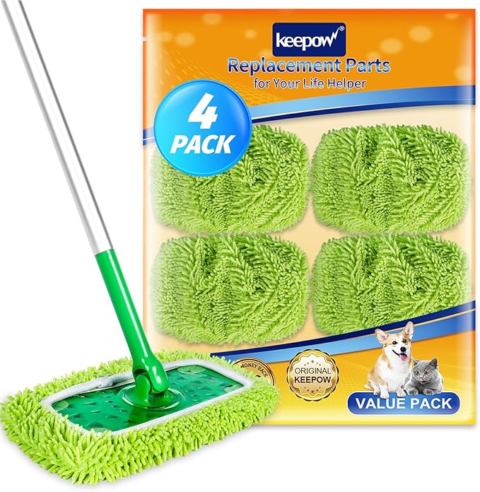 KEEPOW Reusable Mop Pads Compatible