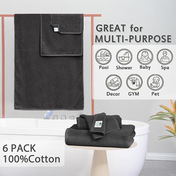 VOOVA & MOVAS Gray Towels