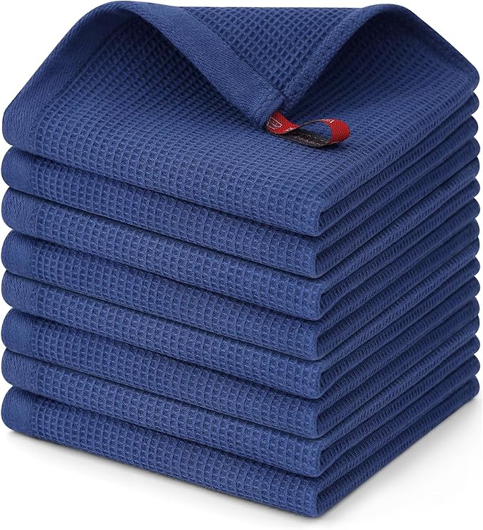 Homaxy 100% Cotton Waffle Weave Dish Cloths