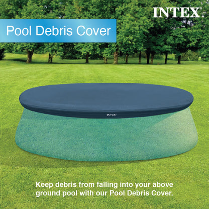 Intex 8-Ft Easy Set Pool Cover, blue (128020)