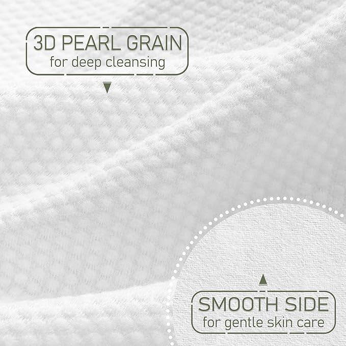 Disposable Face Towel Biodegradable Large Dry Wipes 60 Count/Box Extra Thick