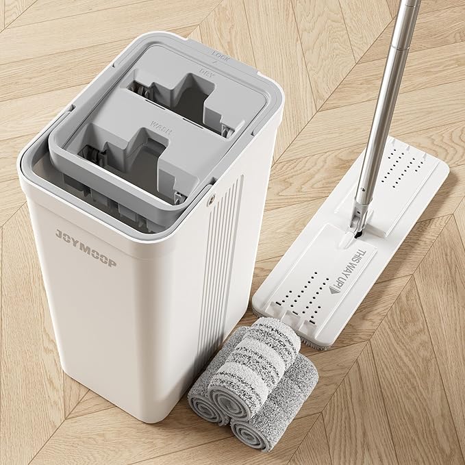 JOYMOOP Mop and Bucket with Wringer Set