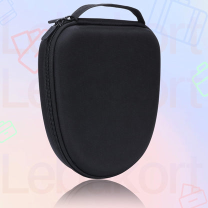 Lebakort Headphone Case Compatible with KVIDIO/TOZO/BERIBES/JLab/Raycon Over-Ear Headphones, Universal Portable Travel Organizer (Black Case)