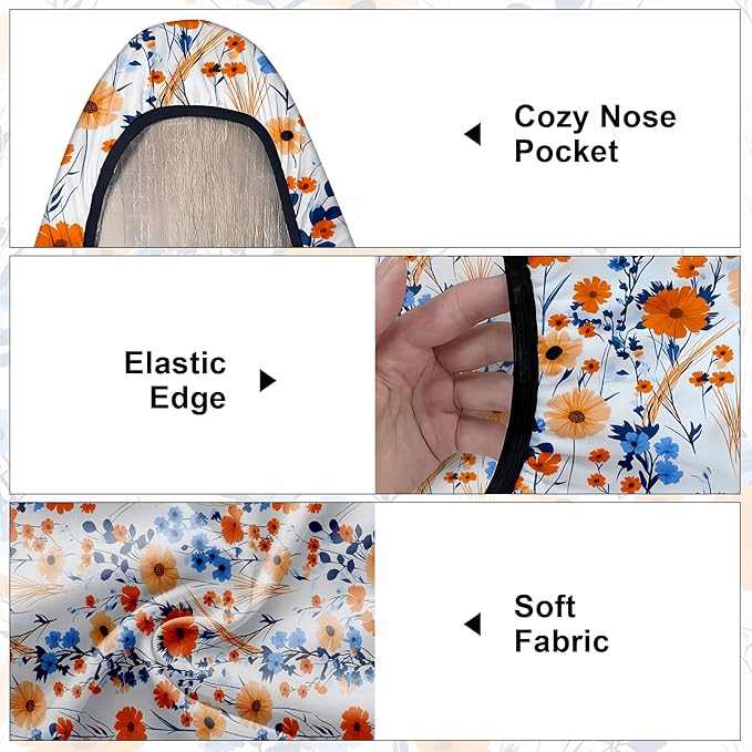 Floral Ironing Board Cover, Standard Size Cotton Iron Board Covers