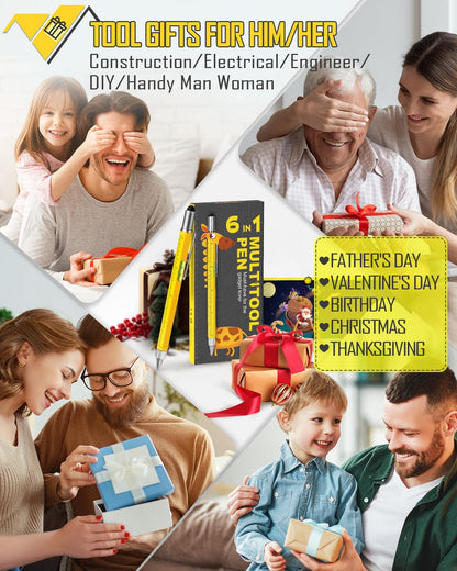 Stocking Stuffers for Men Adults, Gifts for Men Multitool Pen, Mens Christmas Gifts for Dad Husband, White Elephant Gifts for Adults, Dad Gifts from Daughter Son, Cool Tools Gadgets Birthday Present