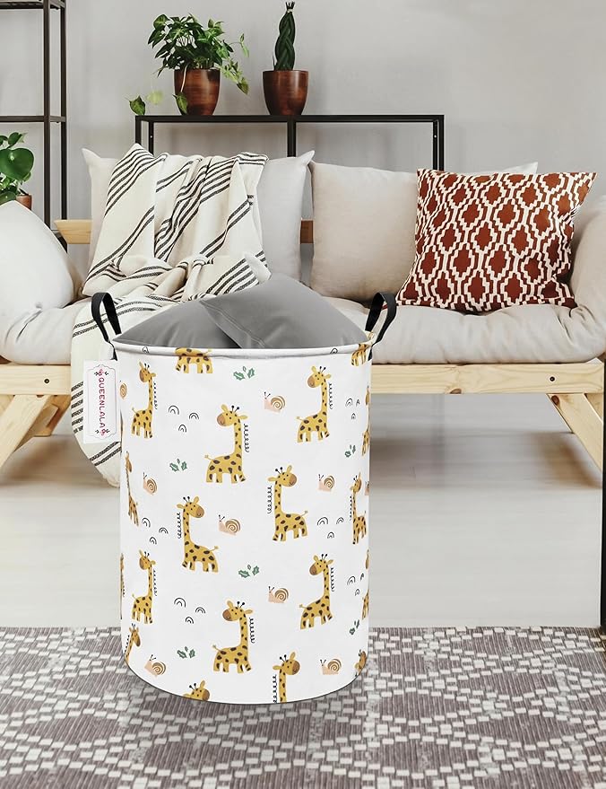QUEENLALA Large Storage Basket, Laundry Hamper/Bathroom/Home Decor/Collapsible
