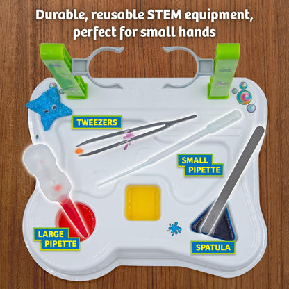Thames & Kosmos Kids First Science Kit | STEM Learning, Intro to Chemistry for Ages 5+ | Safe & Educational Lab Setup with 20+ Durable Tools, 12 Experiments | Explore Lab Skills & Science Concepts
