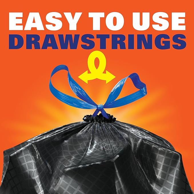 Hefty Ultra Strong Multipurpose Large Trash Bags, 30 Gallon