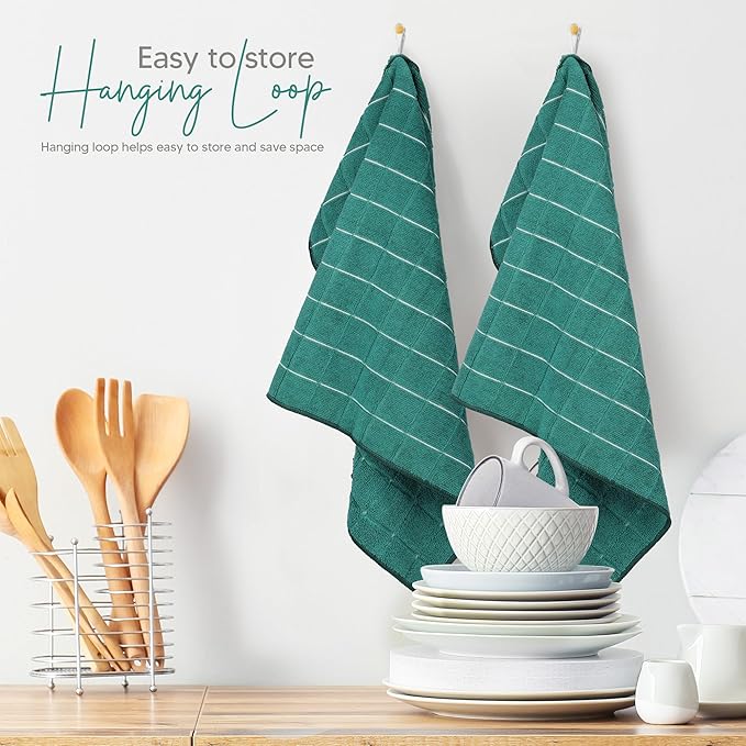 Utopia Towels - Microfiber Kitchen Towels, Super Absorbent 18 x 26 Inches