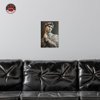 Notoriart Classy Sculpture Gallery Wrapped Men Style 1 Piece Canvas Wall Art, 10" x 15", Gallery Wrapped