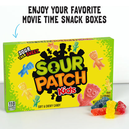SOUR PATCH KIDS and SWEDISH FISH Soft & Chewy Candy Variety Pack, Bulk Candy, 15 Boxes