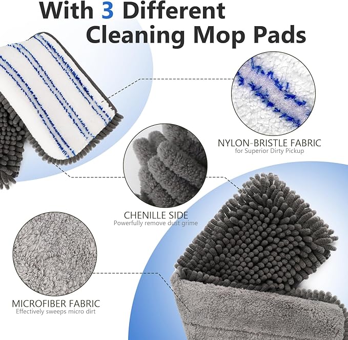 Masthome Microfiber Mops for Floor Cleaning, Dust Mop