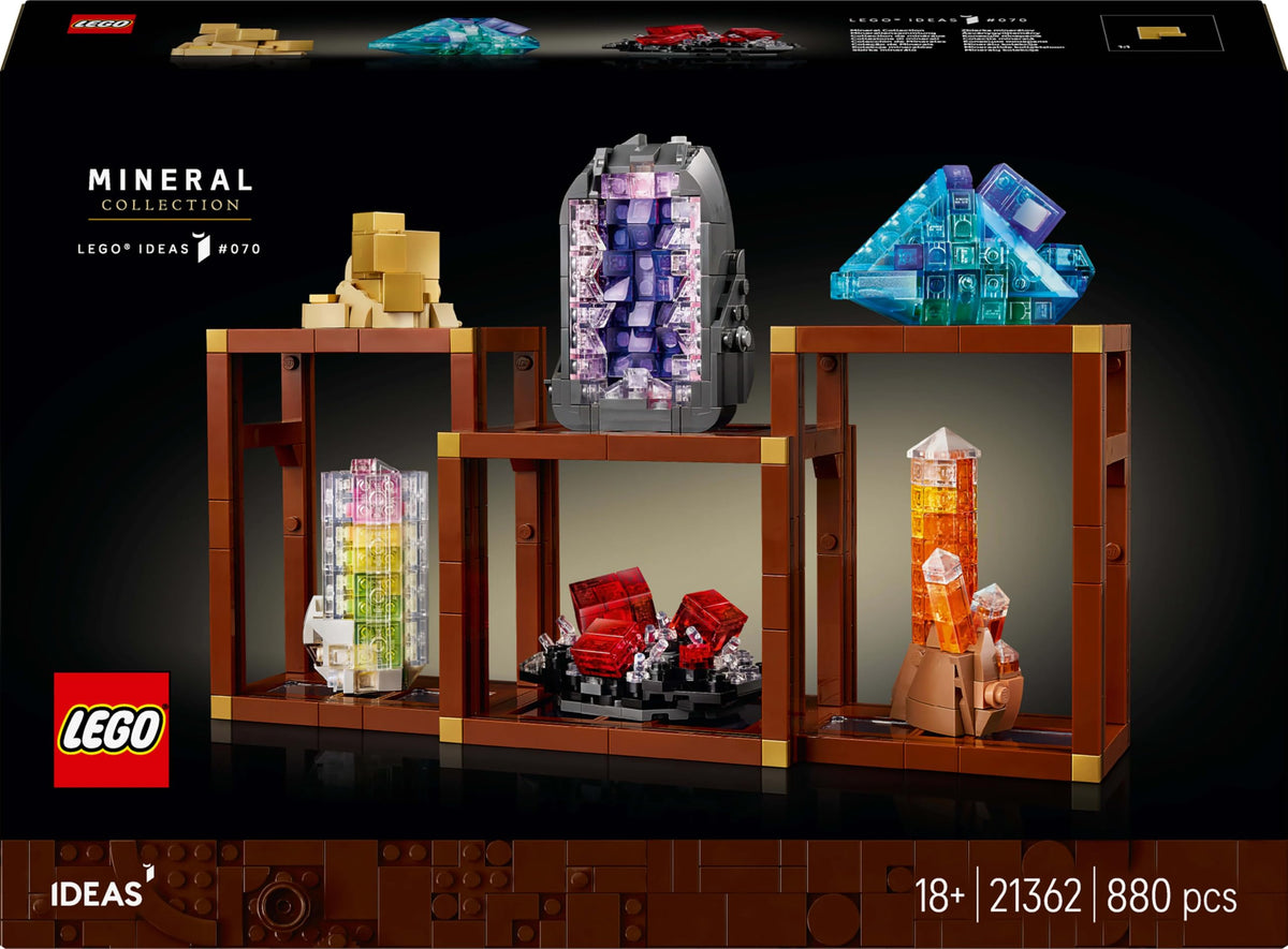Lego 21362 Ideas Mineral Collection Toy Birthday Present Blocks Men Women Figurine Goods Interior Stylish